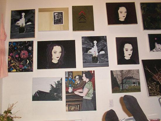 Brad Phillips Installation View at artist studio