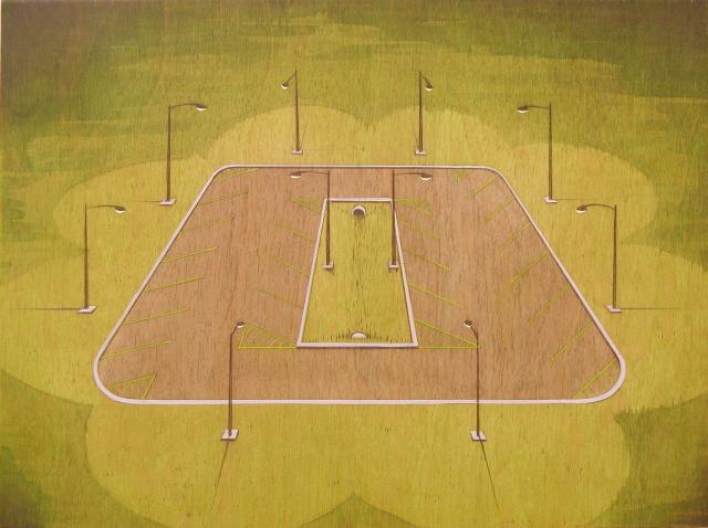 Chris BALLANTYNE Untitled, Parking Lot (Landing strip) 2005
