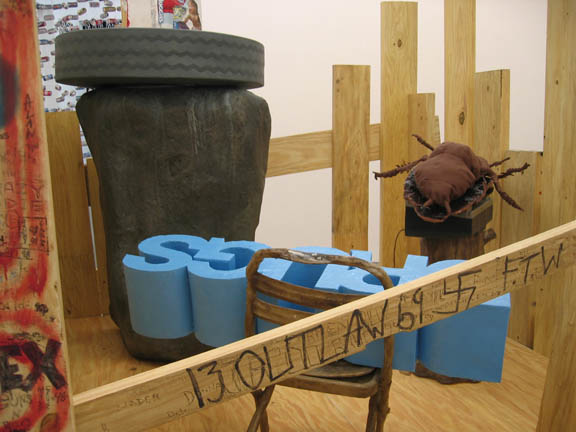 Dan COLEN Untitled (working title: Drugs, Hugs & Bugs), 2004-05 (detail)