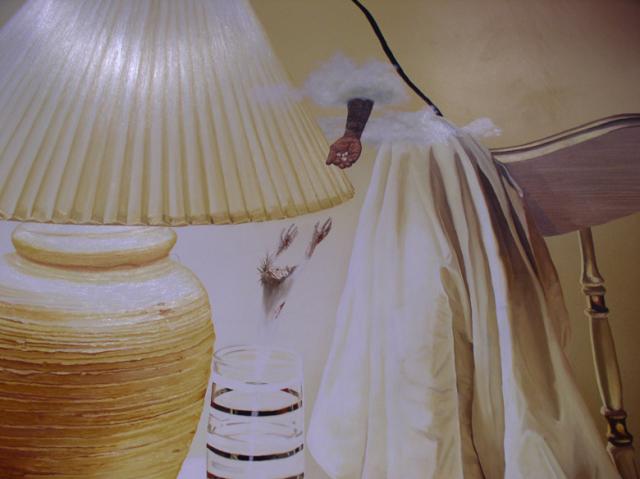 Dan COLEN The Cloud and the Ghost (The birds and the bees), detail