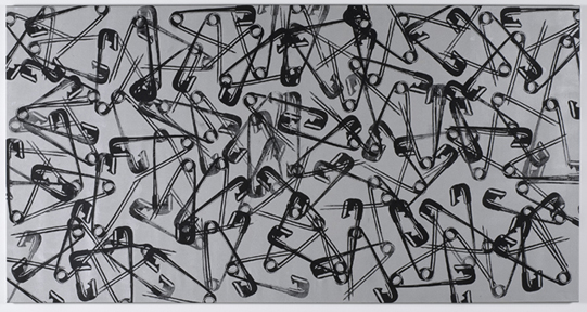 Dean SAMESHIMA Safe Chaos (black on silver), 2008