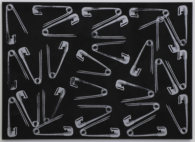 Dean SAMESHIMA Safe Mingle (silver on black), 2008