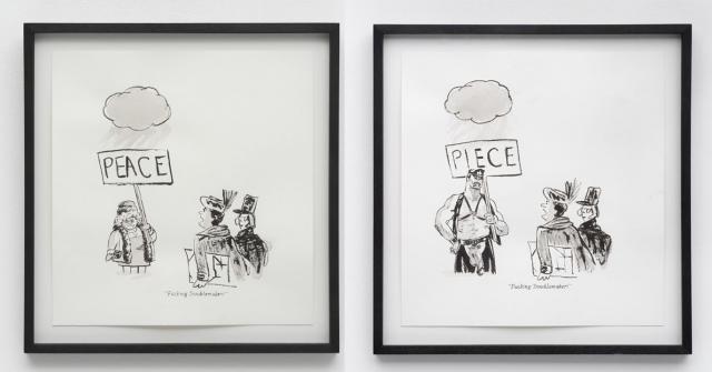Dan COLEN Fucking Trouble Maker (Piece, Tom of Finland, Peace, Friend), 2006