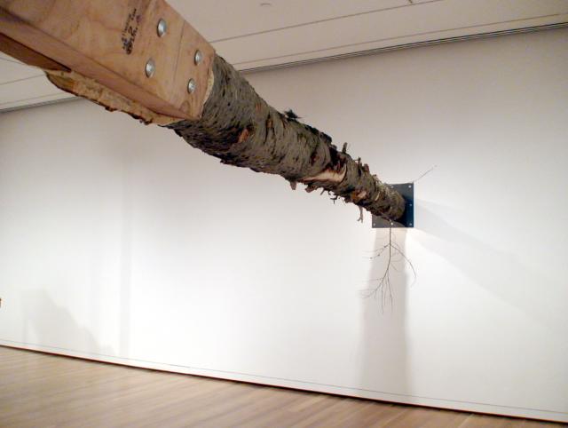 Eli HANSEN and Oscar TUAZON Log Beam (Kodiak), 2008