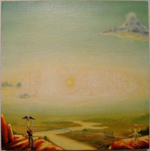 Dan ATTOE Pastoral scene with mascots (fucked up lovers) (2004)
