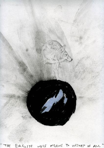 Terence KOH Study for Purple Wolf (2004)