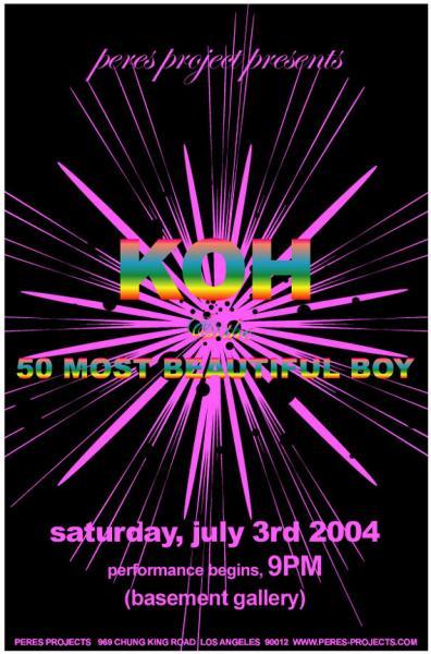 Terence KOH KOH CONCERT poster