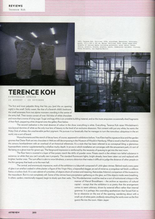 Terence Koh Review Kunsthalle Z�rich Page #198