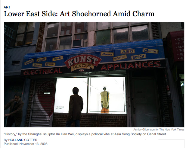 Lower East Side: Art Shoehorned Amid Charm Page #429