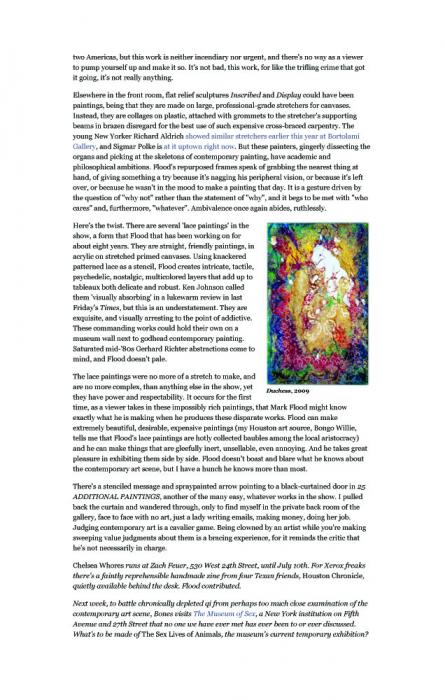 Bone's Beat: Mark Flood's Chelsea Whores at Zach Feuer Gallery Page #502