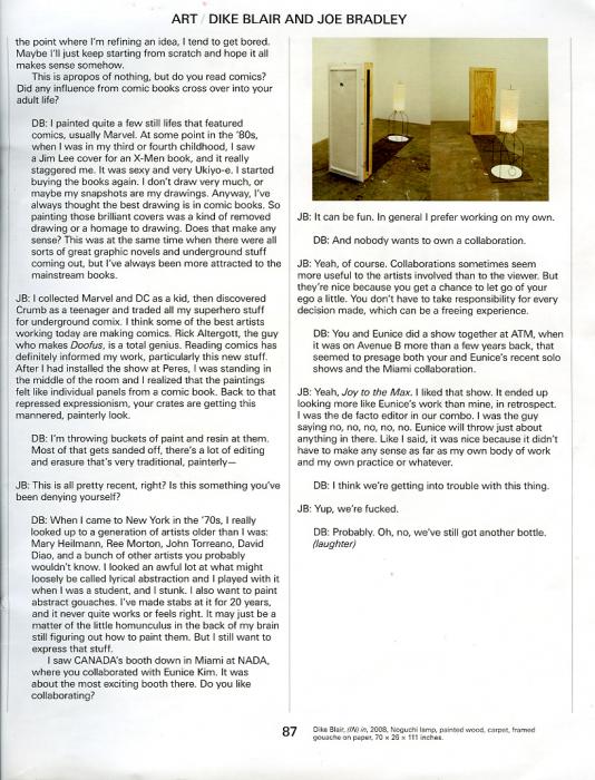 A Conversation: Dike Blair and Joe Bradley Page #511