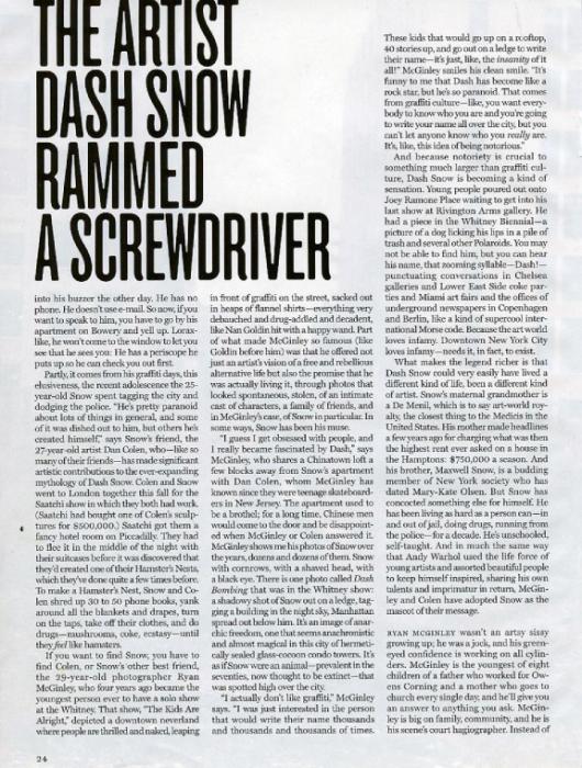 Chasing Dash Snow Page #83