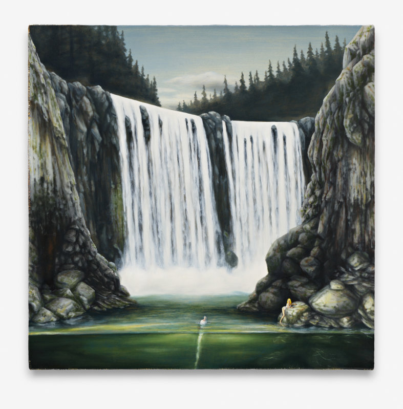 Couple and Waterfall