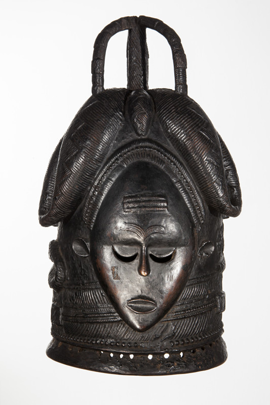 Helmet Mask of the Sande Society, Bassa, Liberia