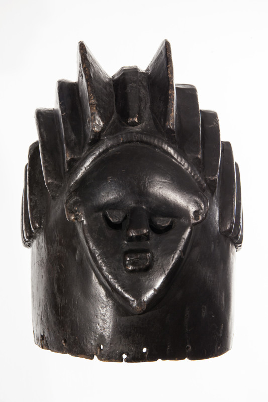 Helmet Mask of the Sande Society, Bassa, Liberia